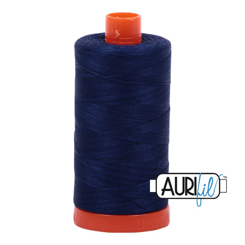 Aurifil Mako Cotton 50wt, Large Spool - 1422 yards