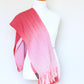 Handwoven scarf in dark and light link shades, women scarf