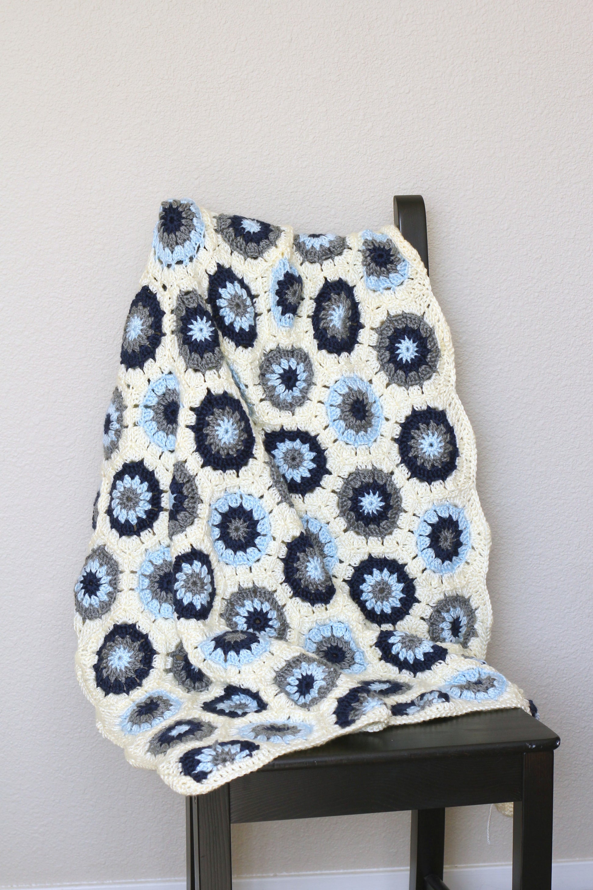 Knit Baby Blanket, Crochet Baby Blanket-KGThreads