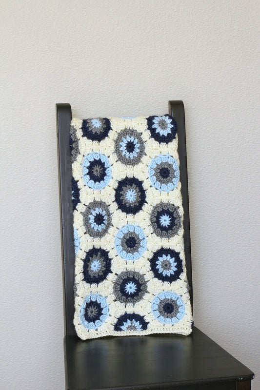 Knit Baby Blanket, Crochet Baby Blanket-KGThreads