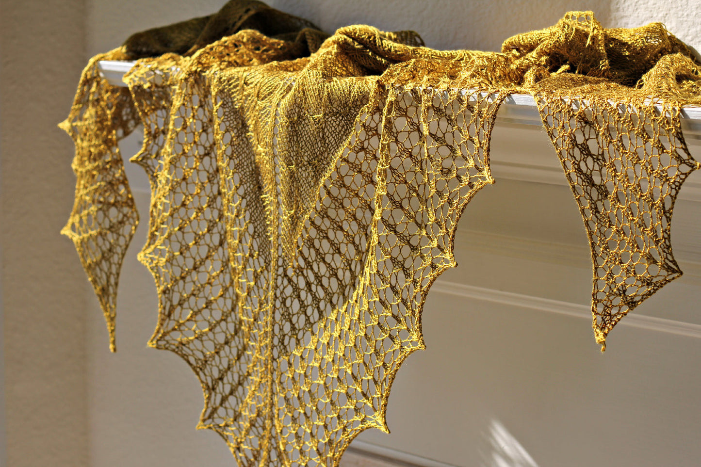 Butterflies in Nets shawl pattern