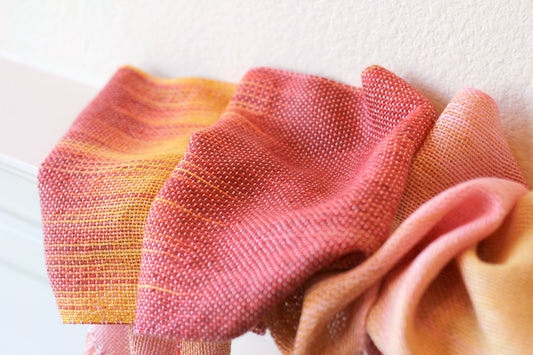 Orange and pink scarf
