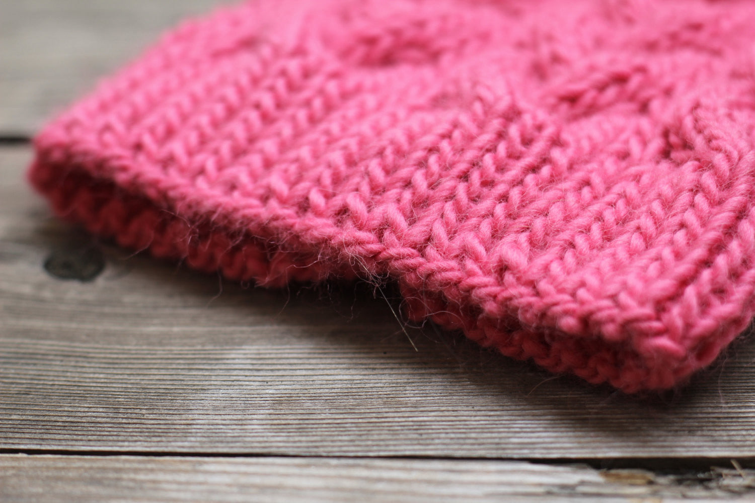 Knit hat for women