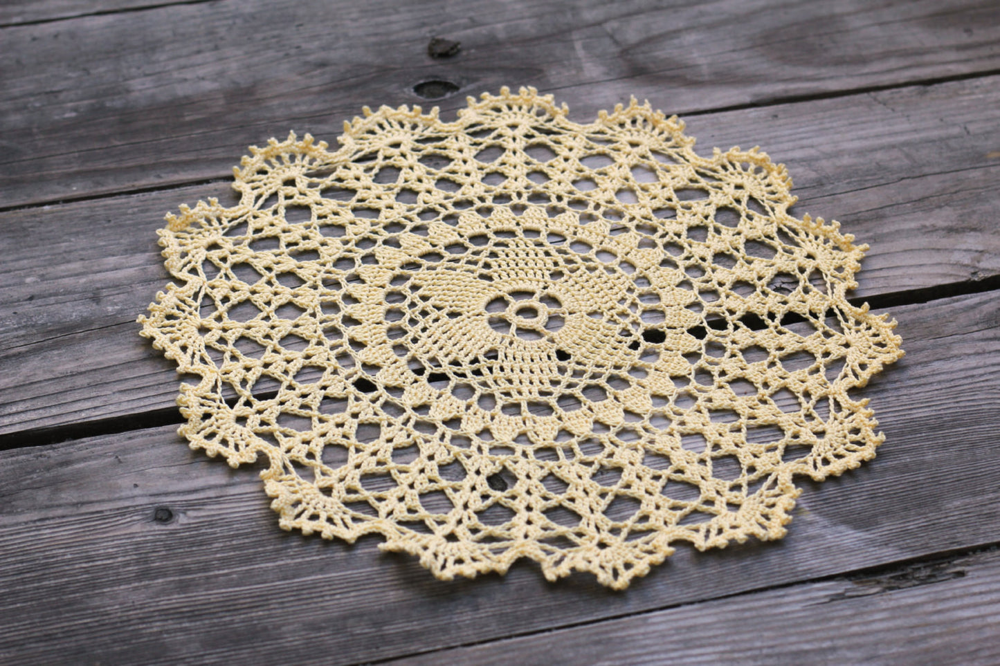 Crochet lace doily