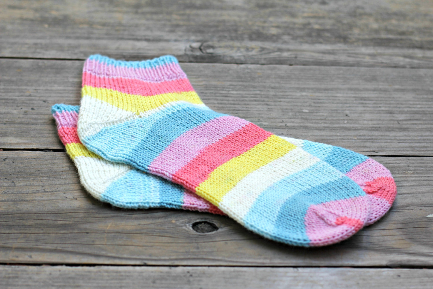 Handknit socks