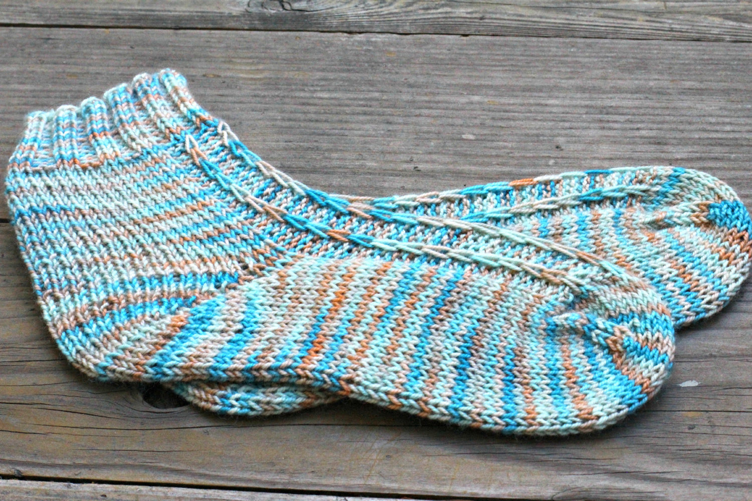 Handknit socks