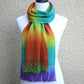 Colorful woven scarf