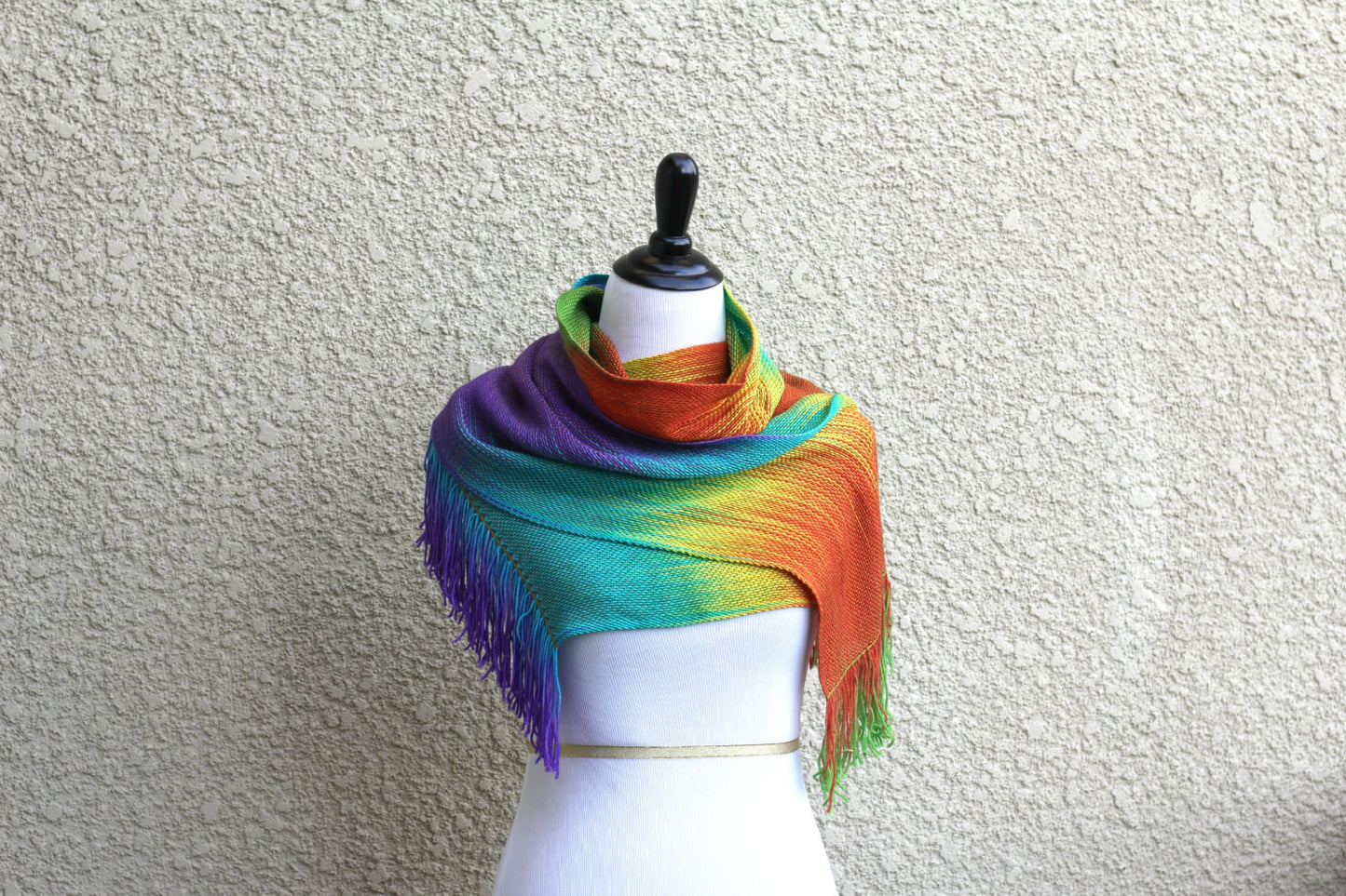 Rainbow woven wrap
