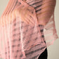 Pink lace shawl