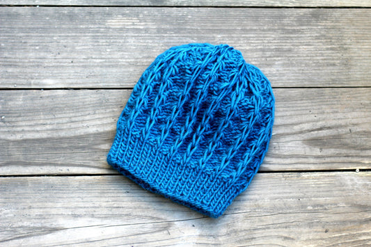Dark blue knit hat