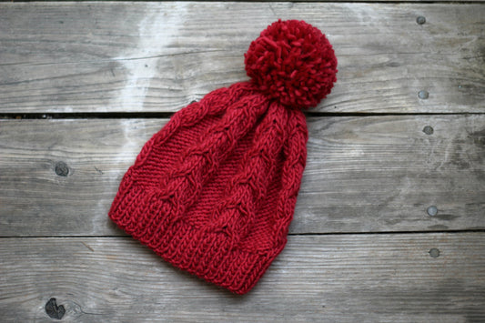 Wine red hat
