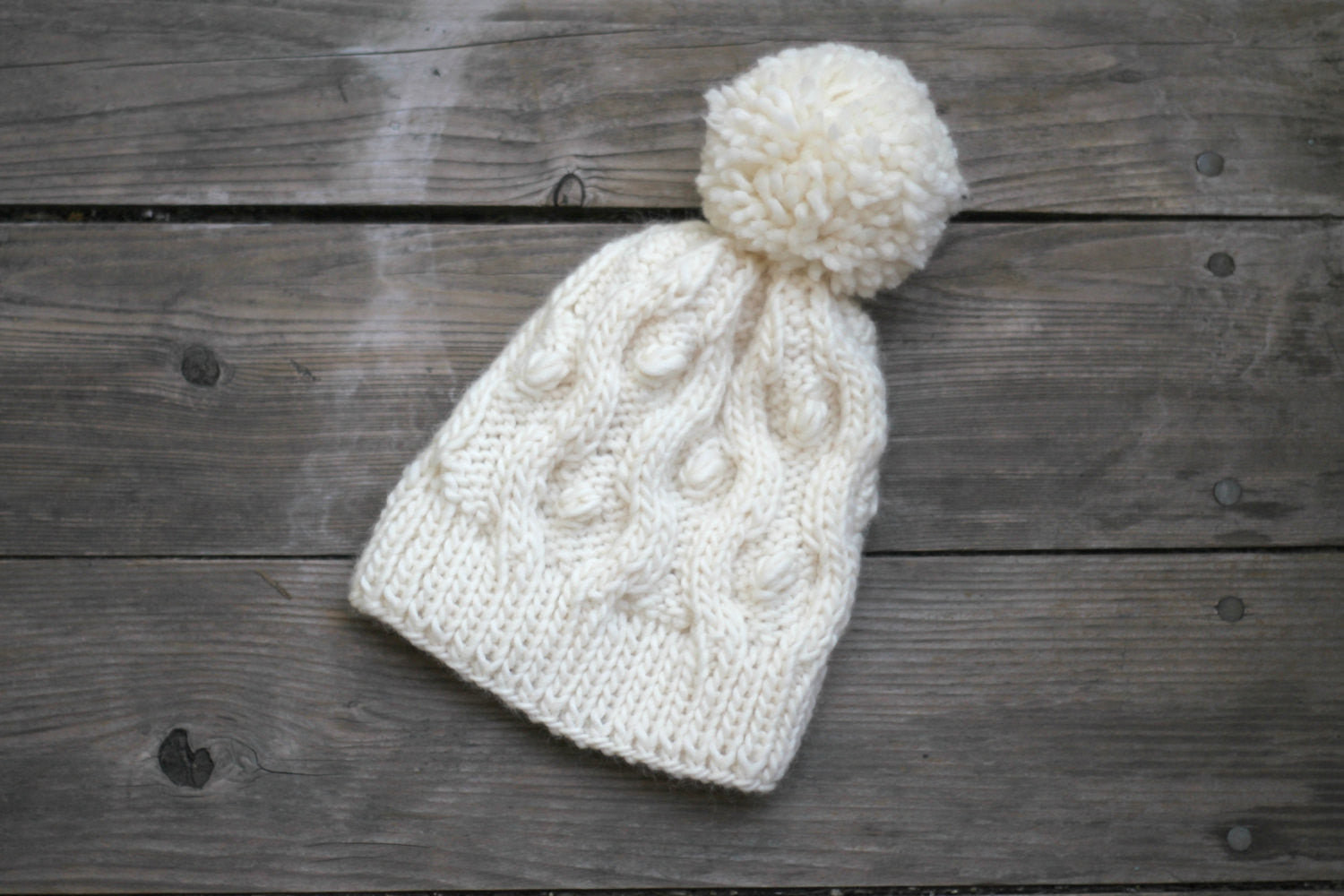 Knit winter hat