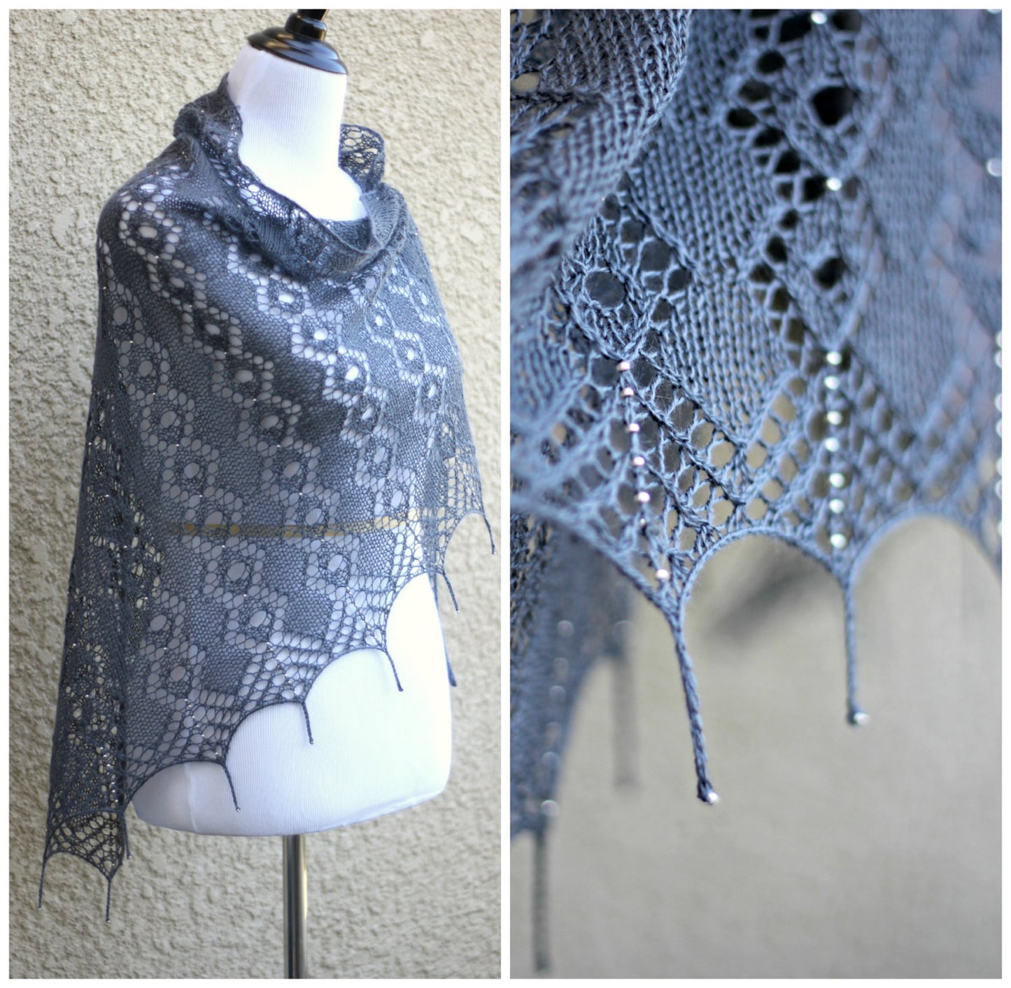 Morning Dew shawl pattern