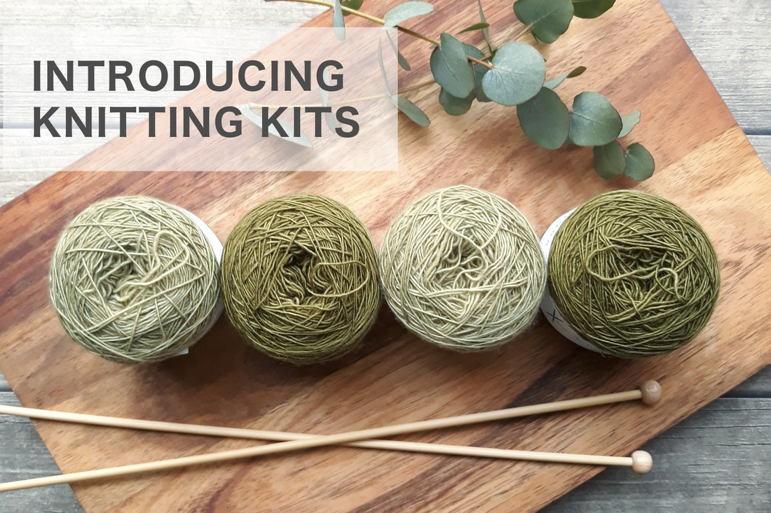 NEW! Knitting kits are now available in the shop!