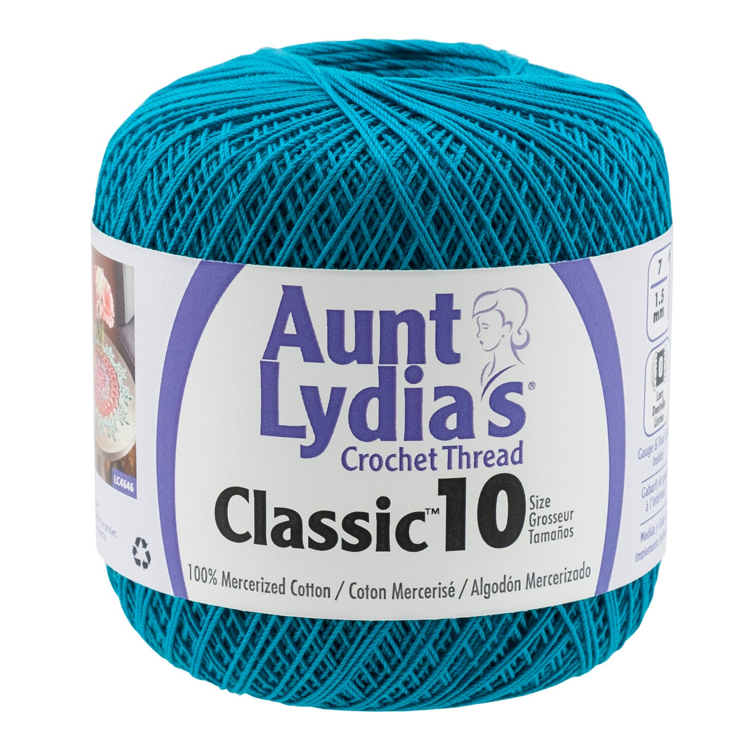 Aunt Lydia's Crochet Thread Classic Size 10, 350 yards per spool