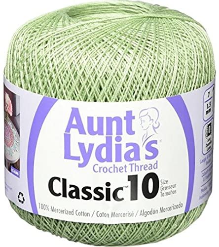 Aunt Lydia's Crochet Thread Classic Size 10, 350 yards per spool