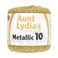 Aunt Lydia's Crochet Thread Classic Size 10, 350 yards per spool - Metallic