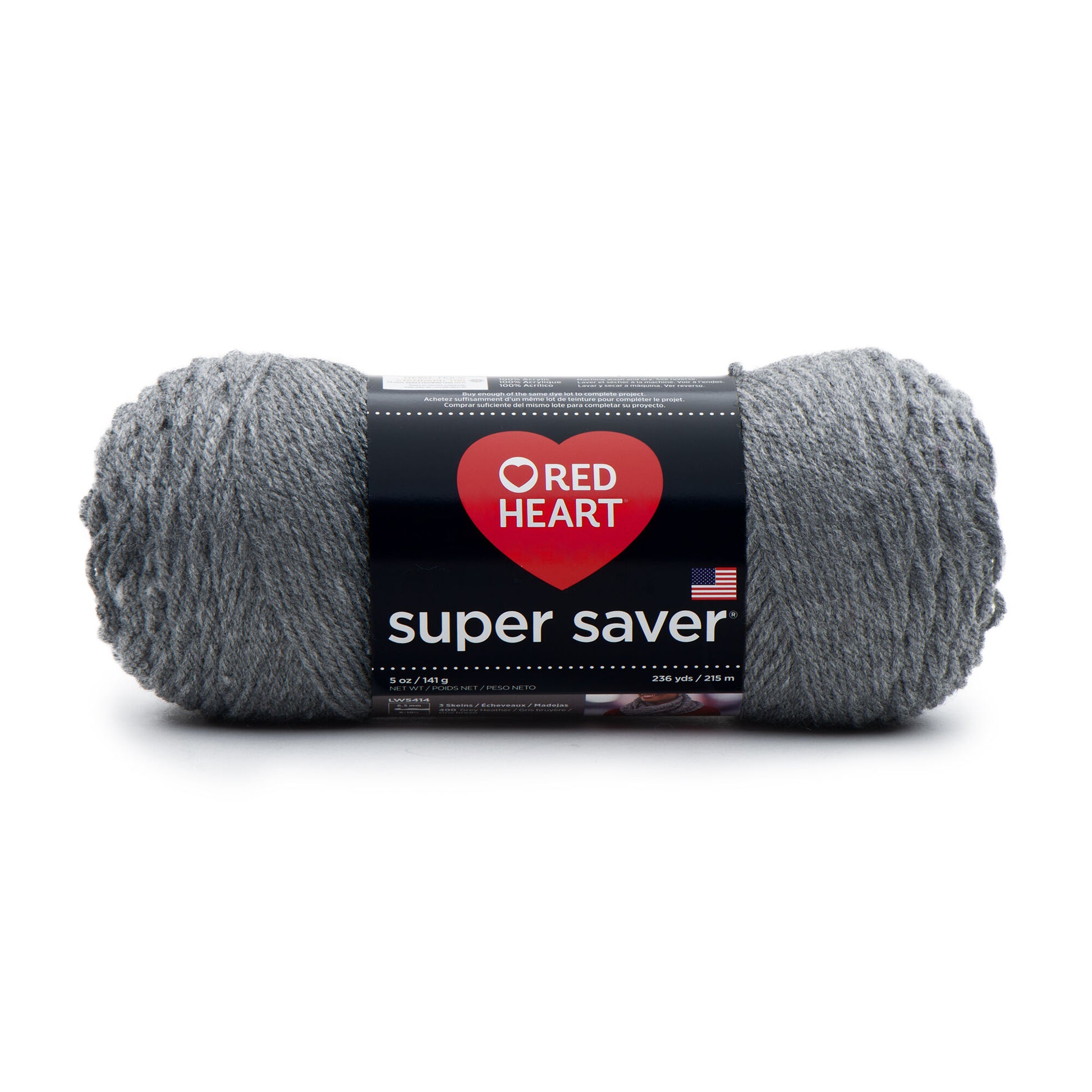 RED HEART Super Saver® Skein of Yarn (#0390) Hot Red Rouge, 7 oz