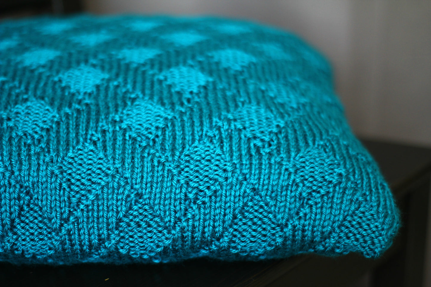 Knit pillow case, knitting pattern - Morrow pillow