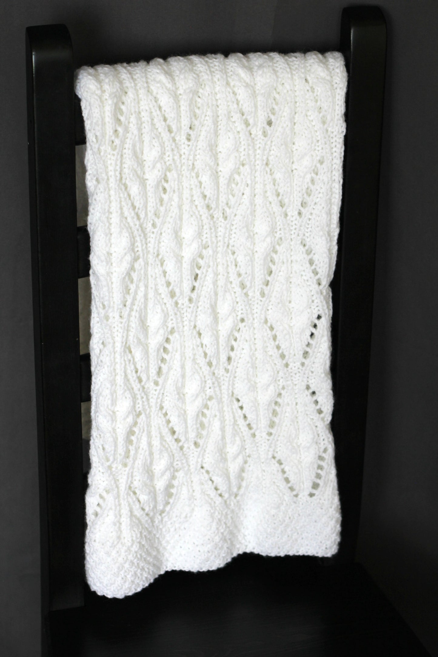 Baby blanket knitting pattern - Vinton Blanket