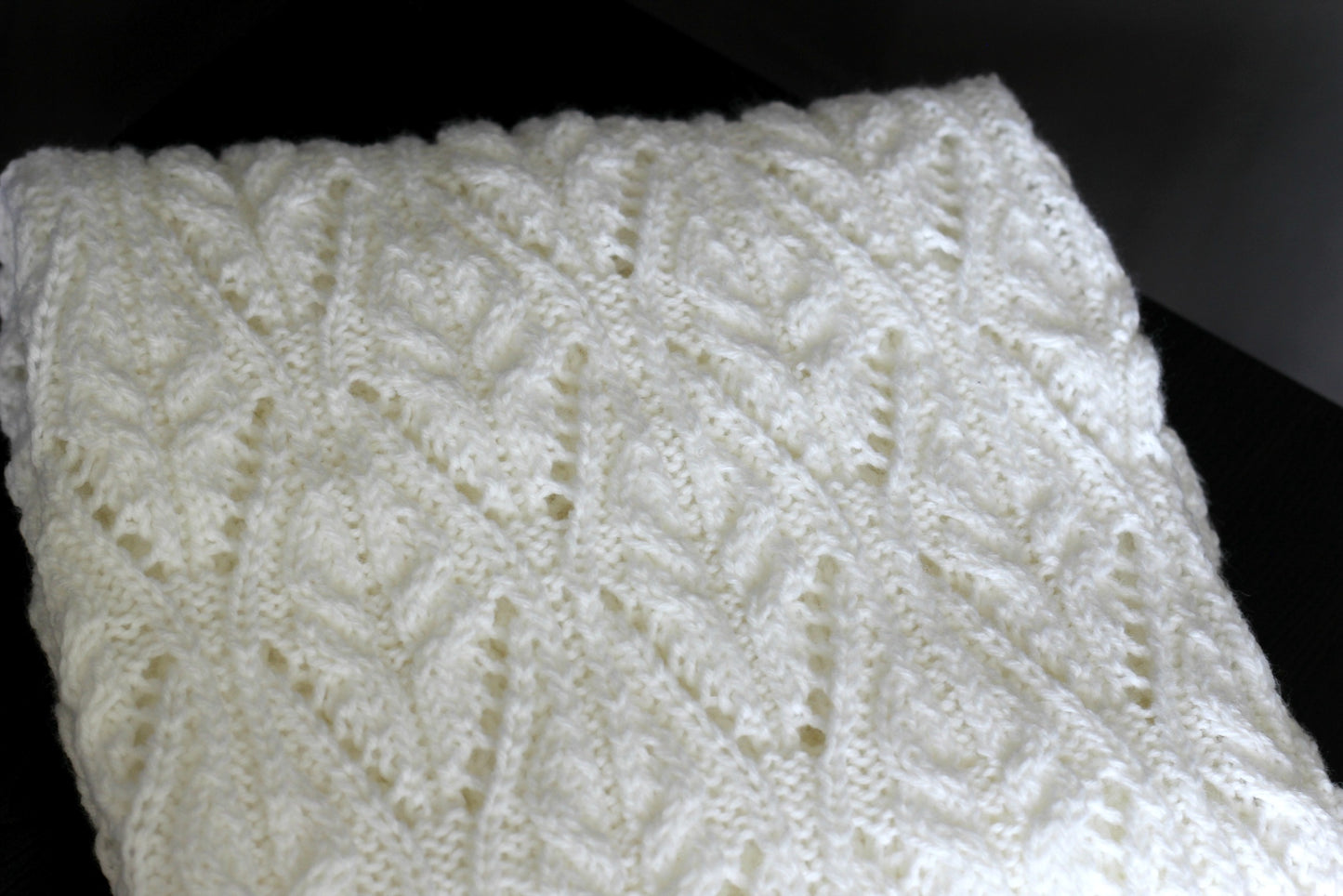 Baby blanket knitting pattern - Vinton Blanket