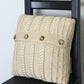 Knit pillow case pattern, knitting pattern, home decor, DIY knitted tutorial - Wilson Pillow
