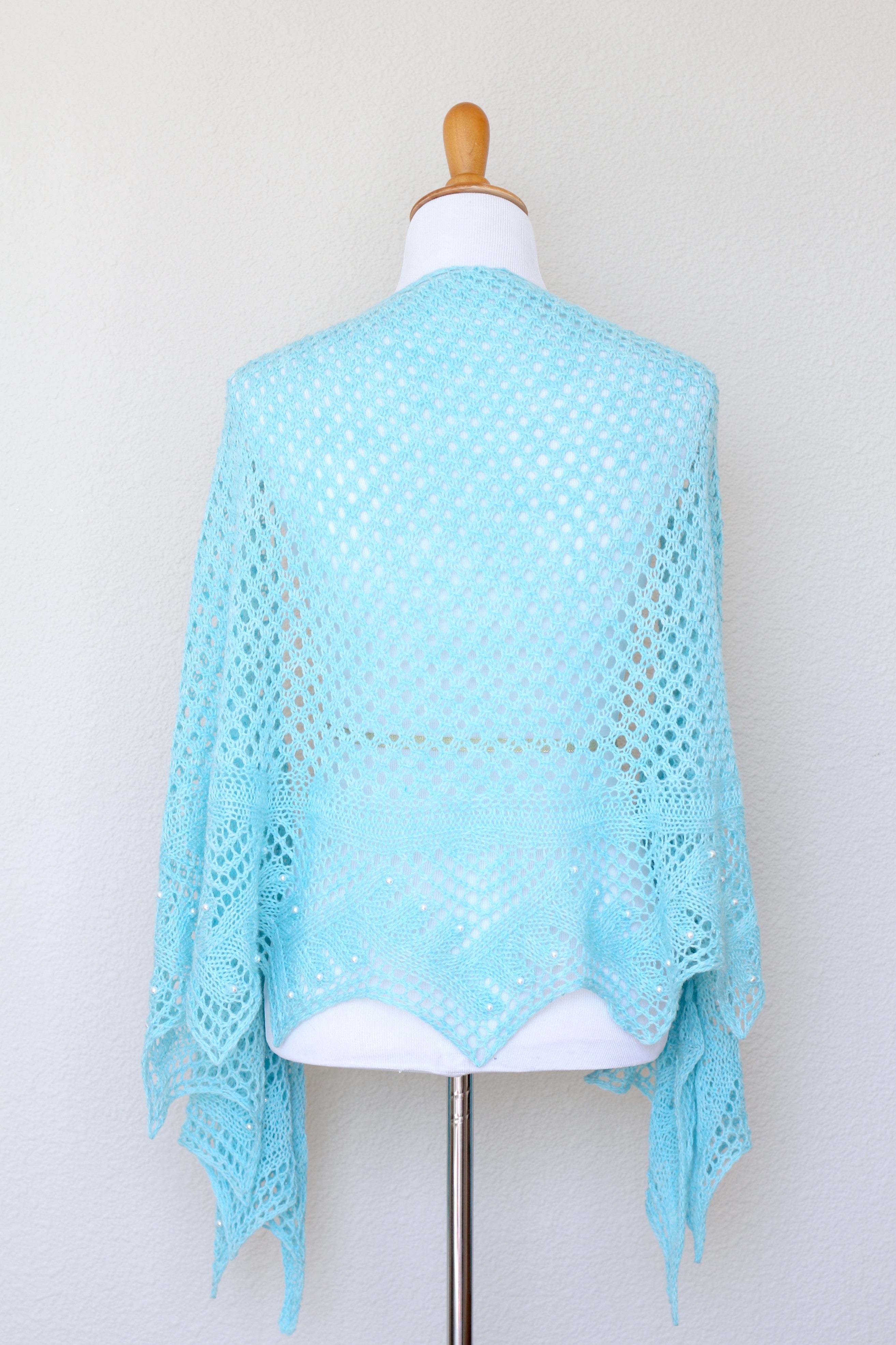 Blue Lace Shawl