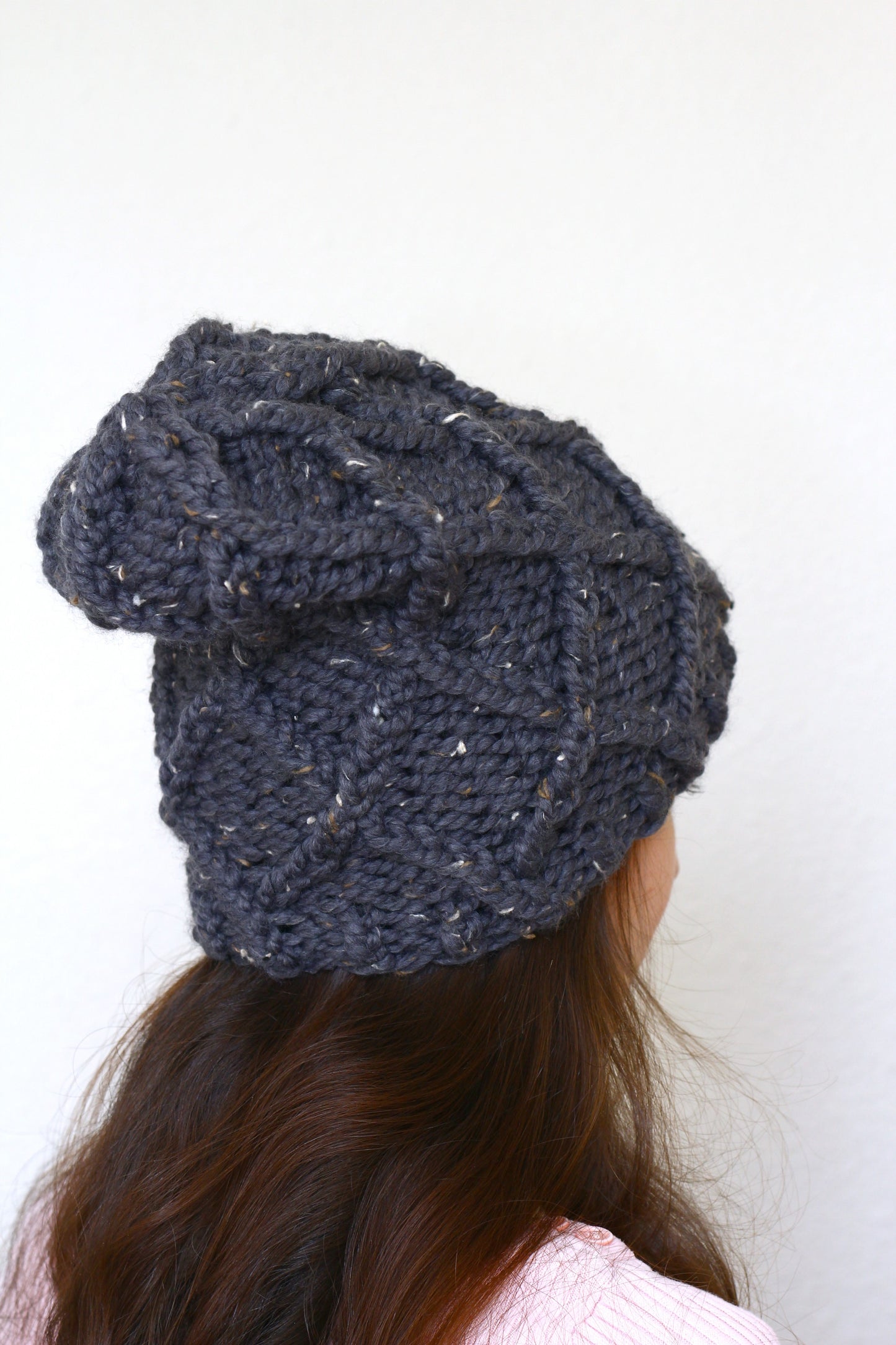 Knit hat pattern Carlin Hat, PDF pattern