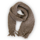 Knit scarf, chunky brown scarf, oversized scarf, women scarf, men scarf