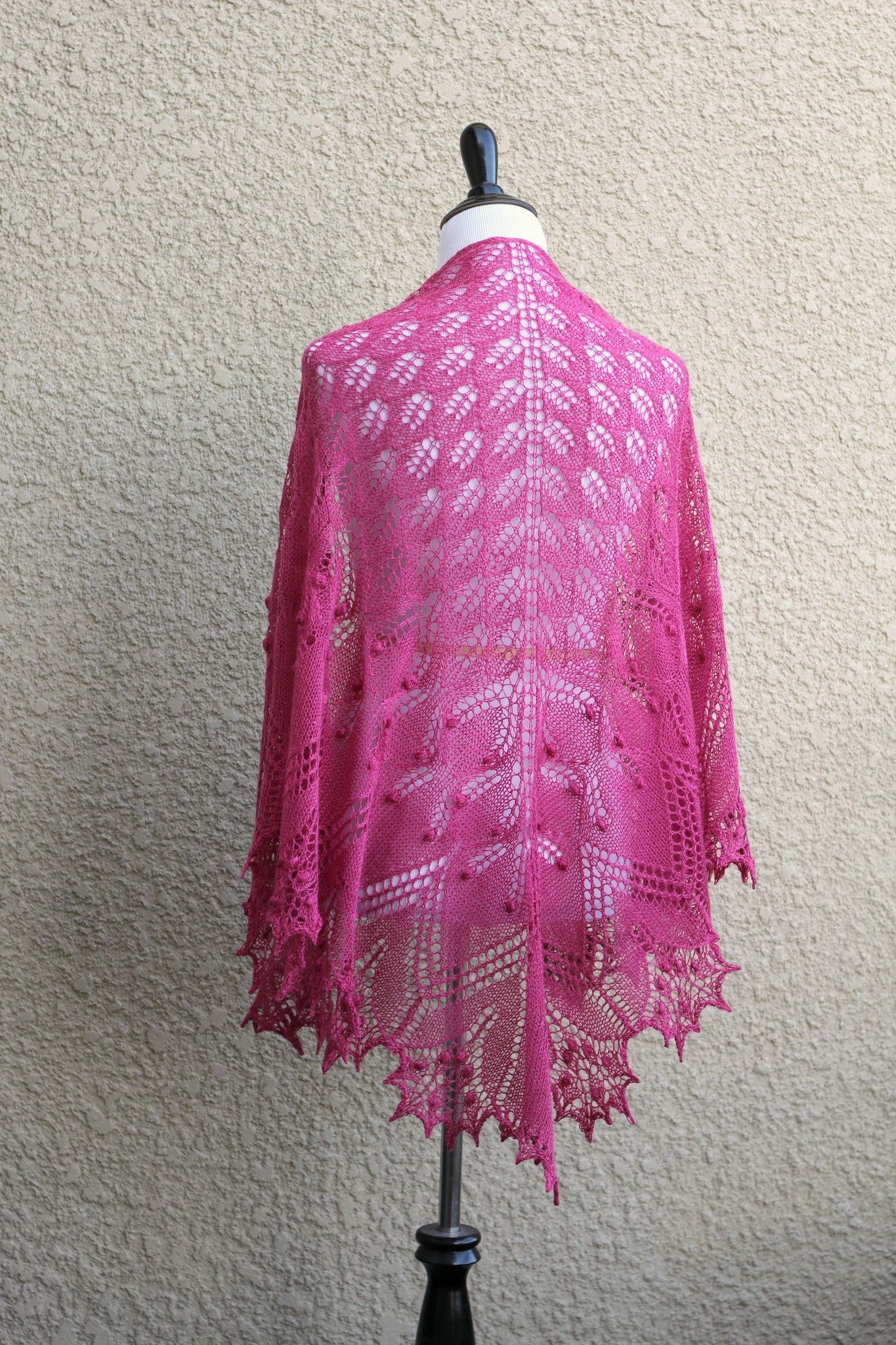 Pink lace wrap