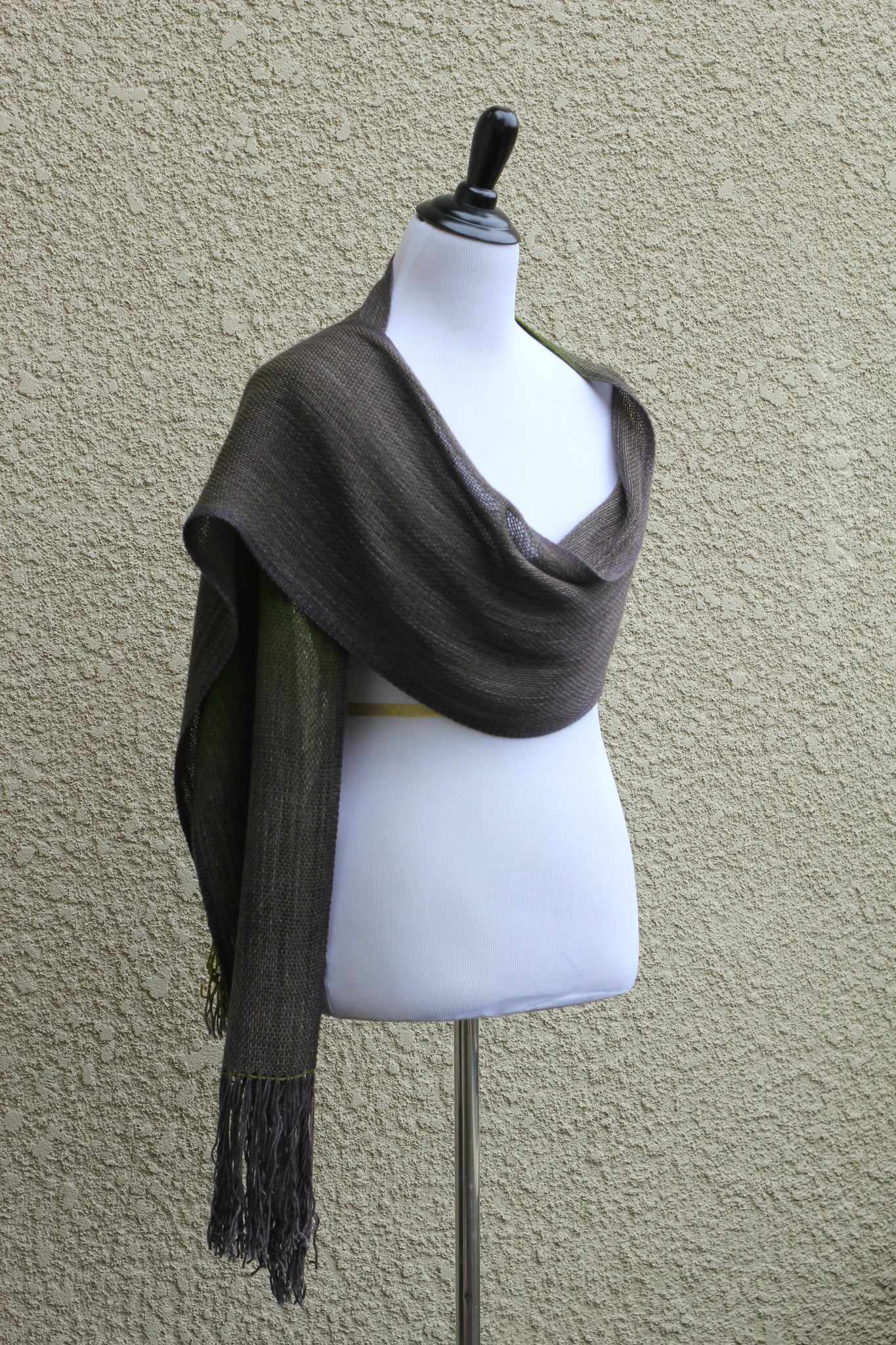 Handwoven wool wrap