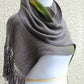 Woven grey scarf