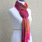Pink scarf for women