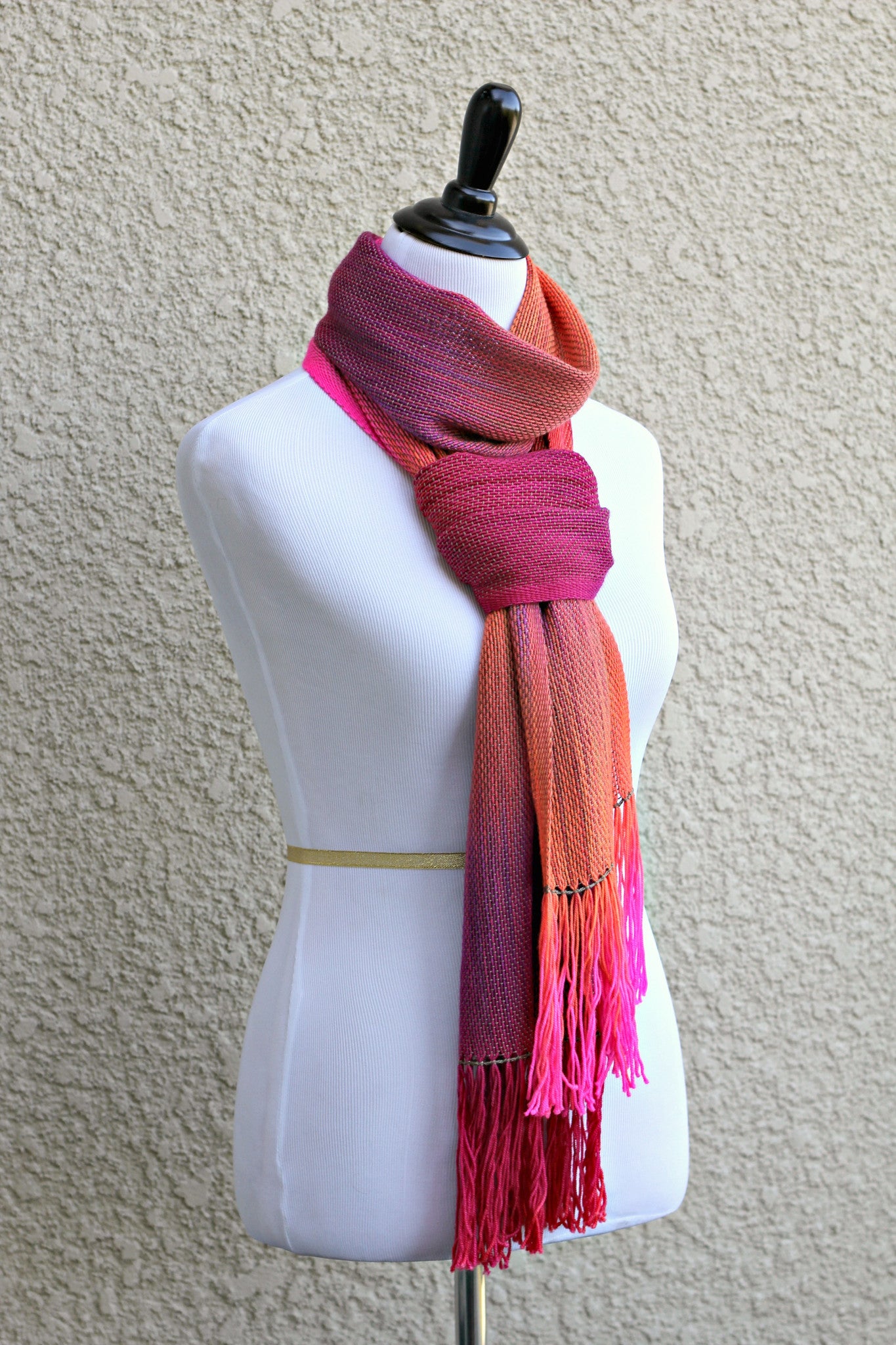 Pink scarf for women