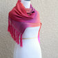 Pink red woven wrap