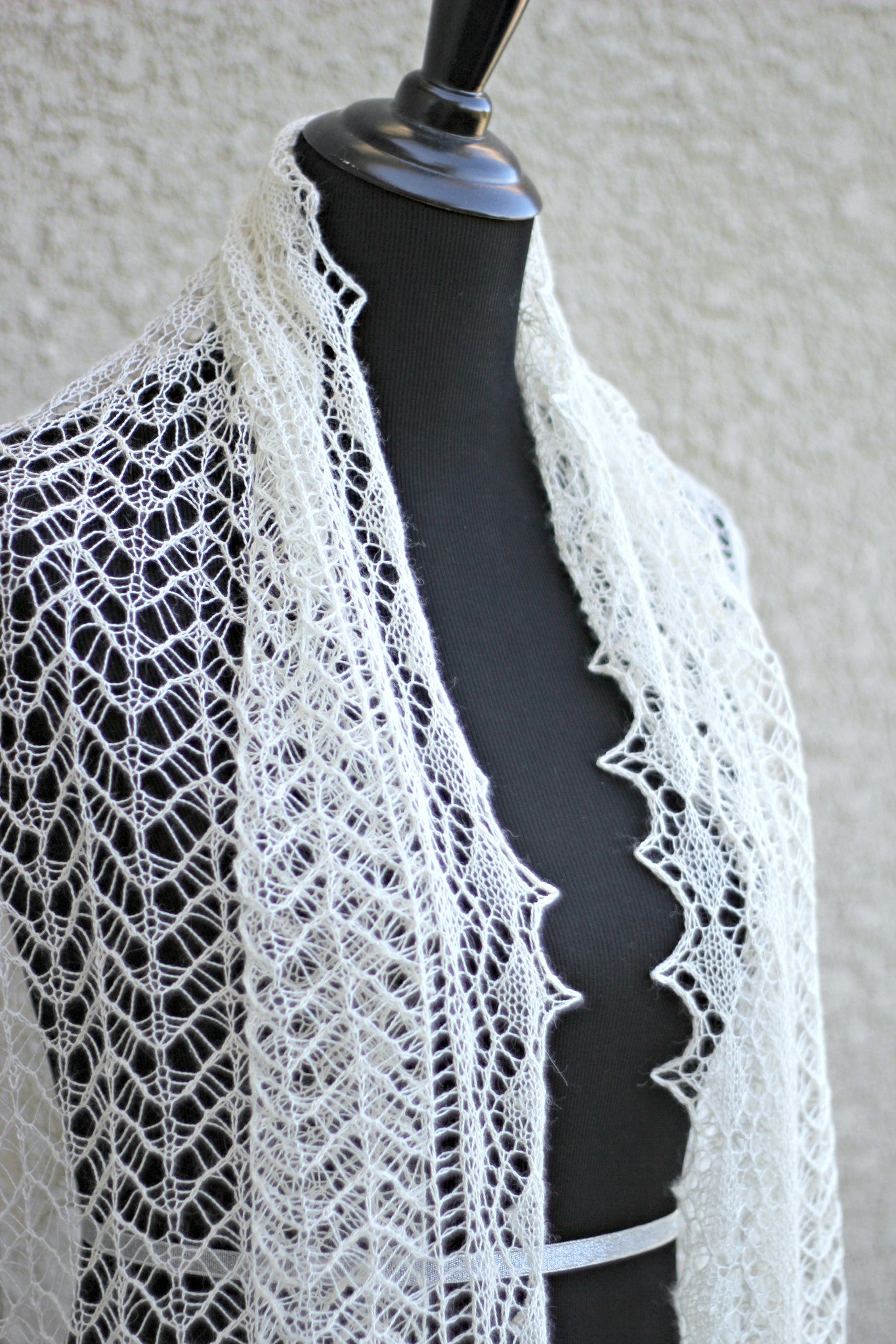 Waterfall shawl pattern