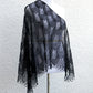Black laced shawl