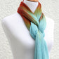 Blue scarf for women