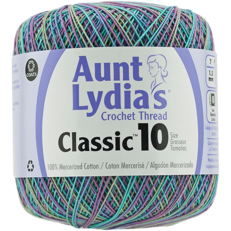 Aunt Lydia's Crochet Thread Classic Size 10, 350 yards per spool