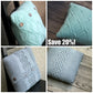 Knitting patterns - 2 knit pillowcase patterns bundle