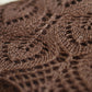 Knit shawl in coffee color, lace shawl, gift for her (22 colors available)