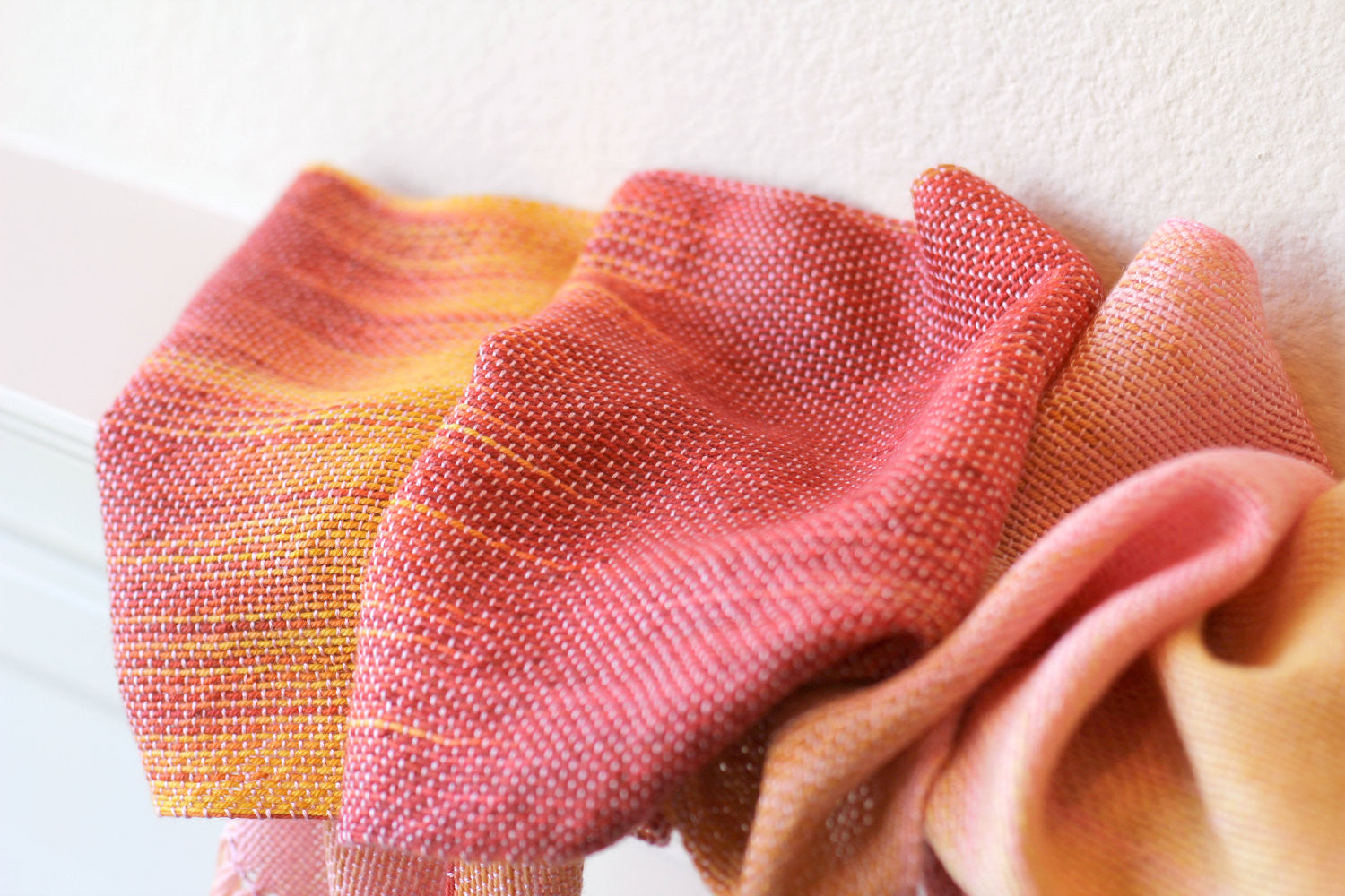 Orange and pink scarf