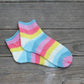 Knit stripey socks