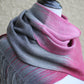 Woven pink and grey wrap