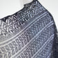 Knit black lace shawl, knitted shawl, gift for her