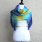 Blue and yellow wrap