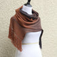 Brown chocolate woven wrap