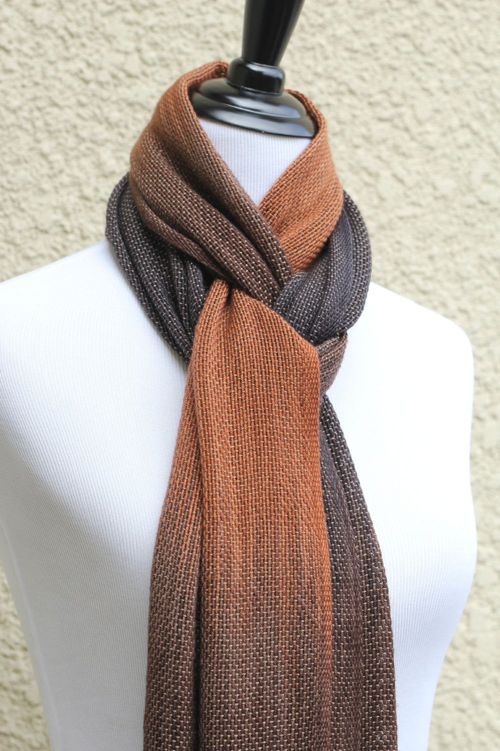 Chocolate brown scarf