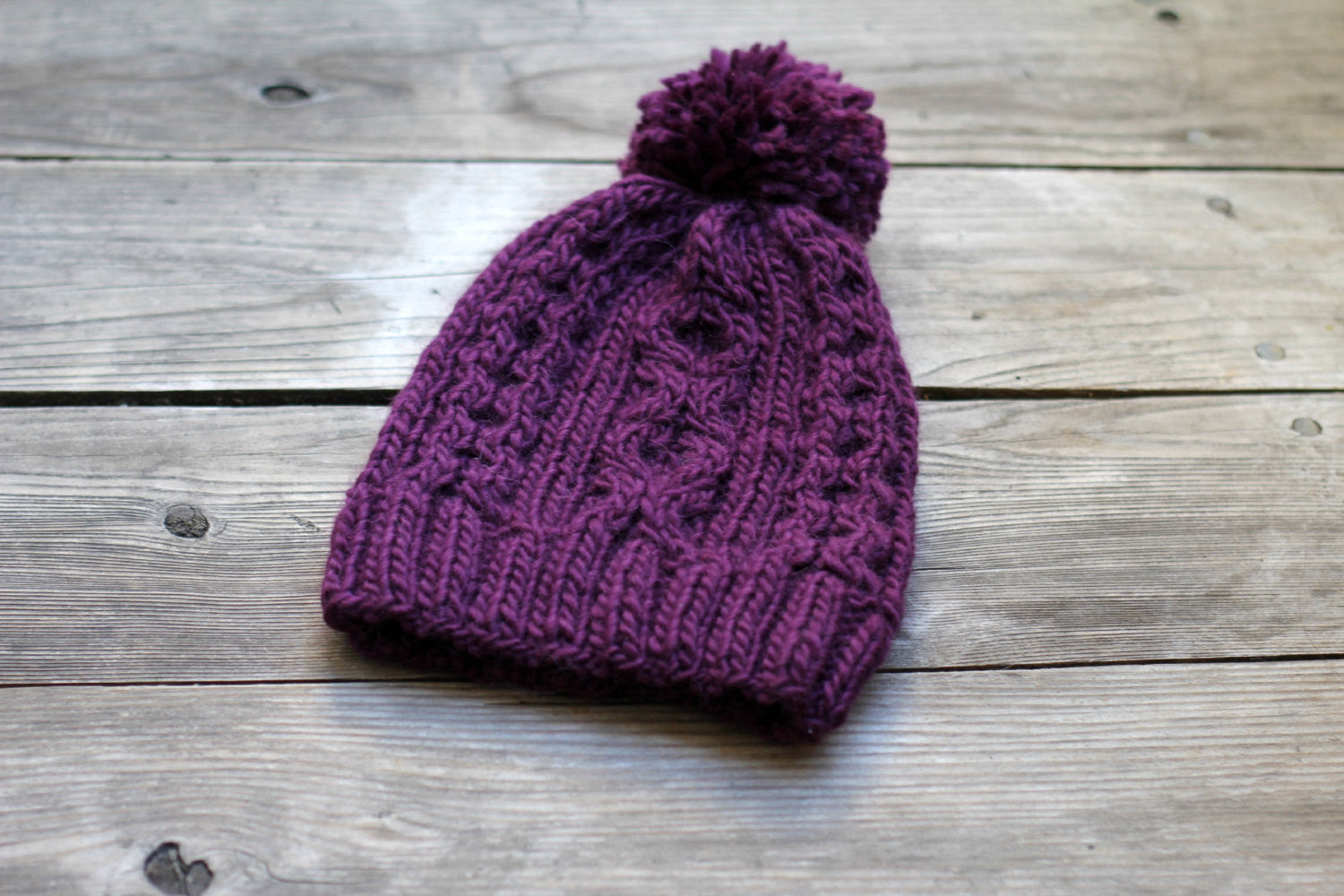 Cable hat pattern