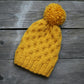 Knit honeycomb hat
